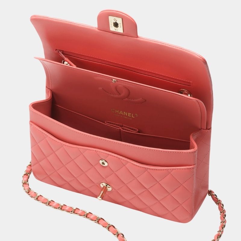 Classic 11.12 Handbag, Cruise 2024/25, Coral, Interior View