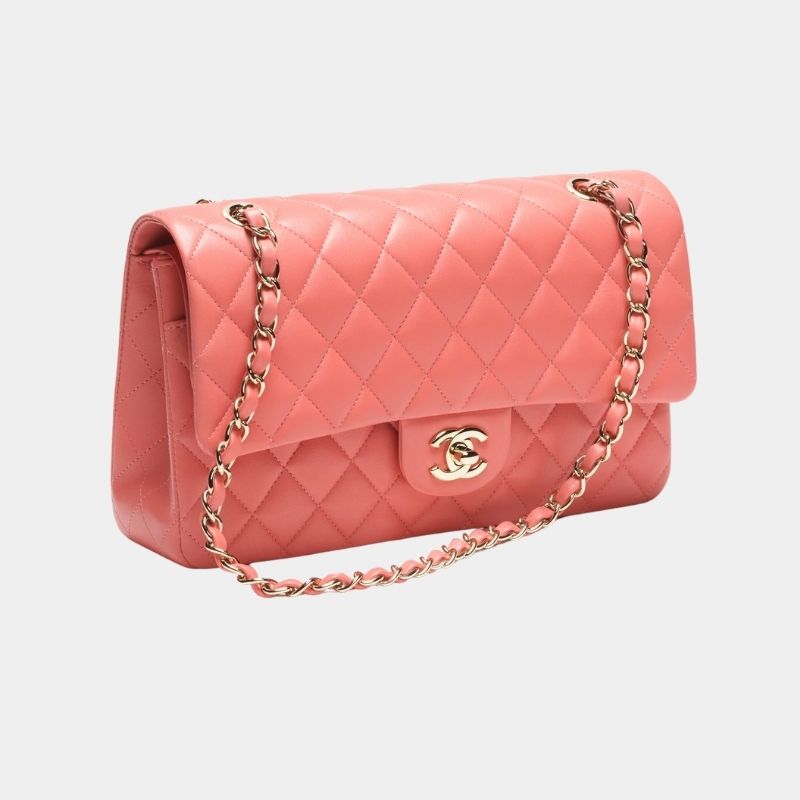 Classic 11.12 Handbag, Cruise 2024/25, Coral, Side View