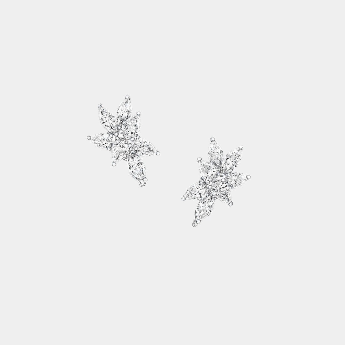 Classi Graff Multi-shape Diamond Small Stud Earrings, Front