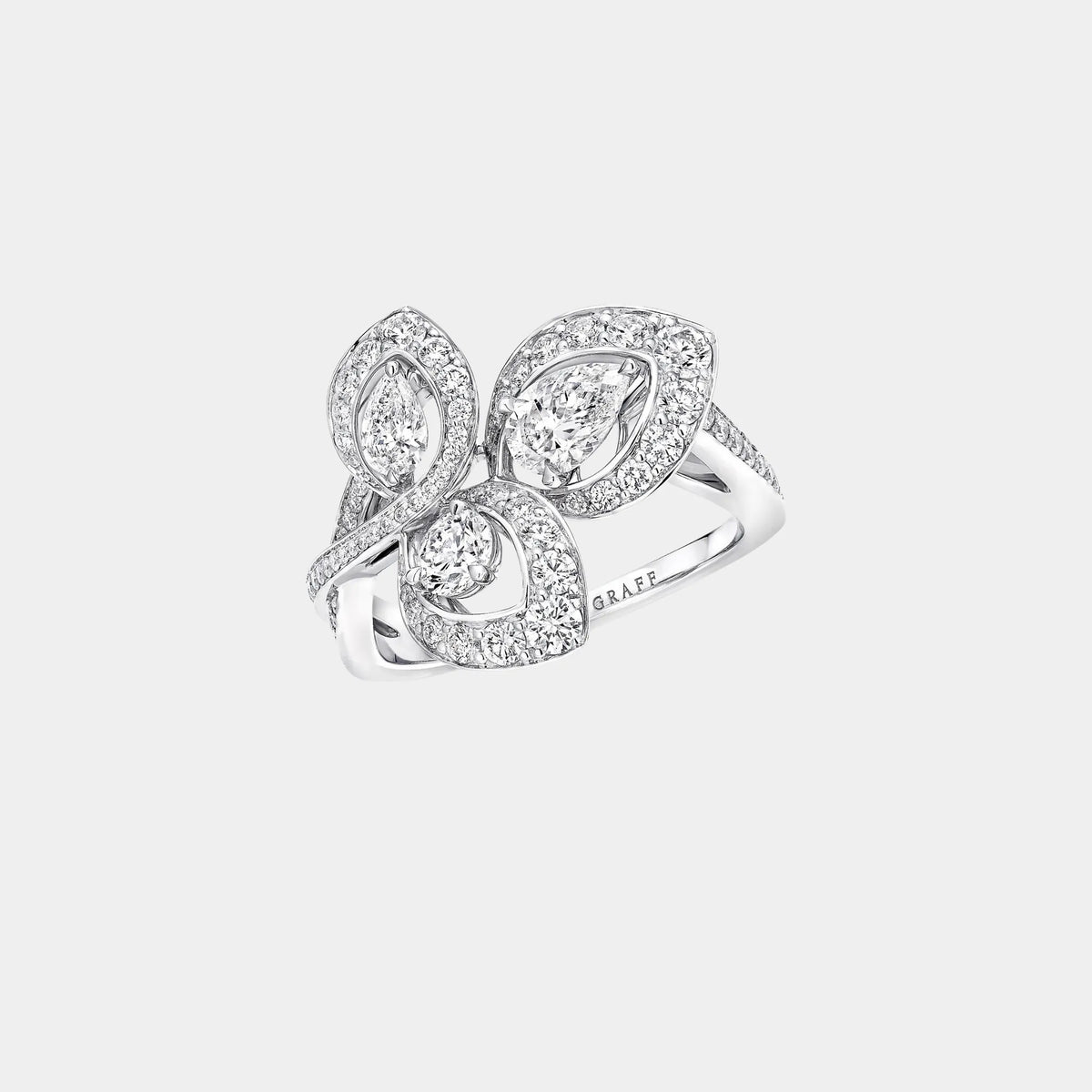 Classic Graff Peony Diamond Cluster Ring