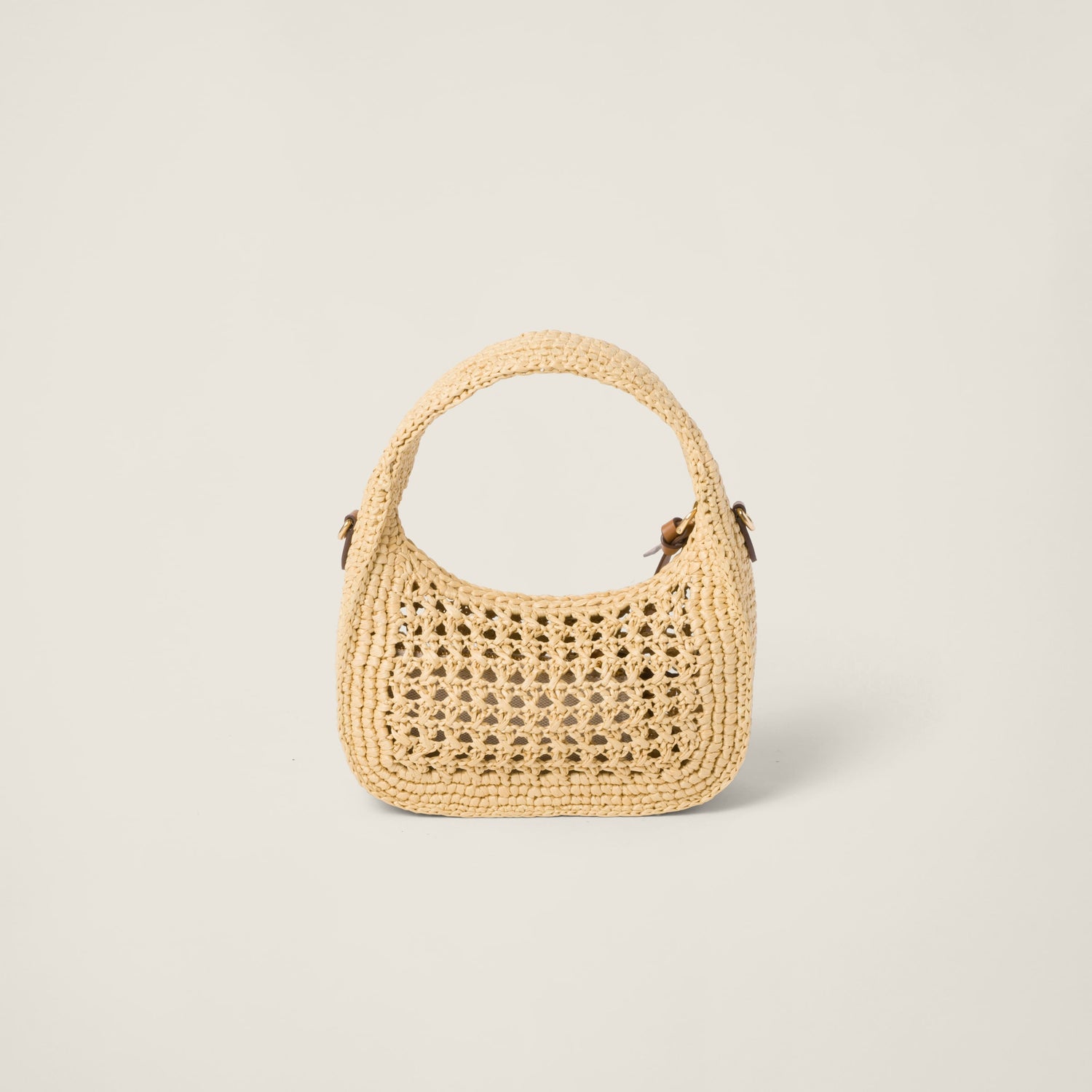 Wander woven fabric hobo bag