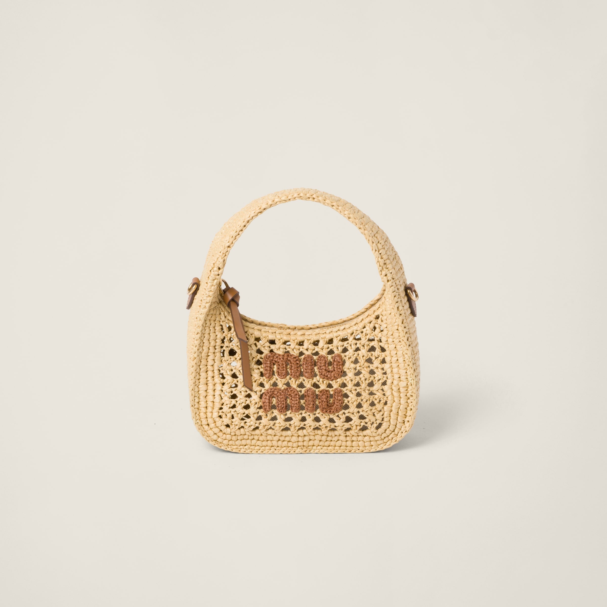 Wander woven fabric hobo bag