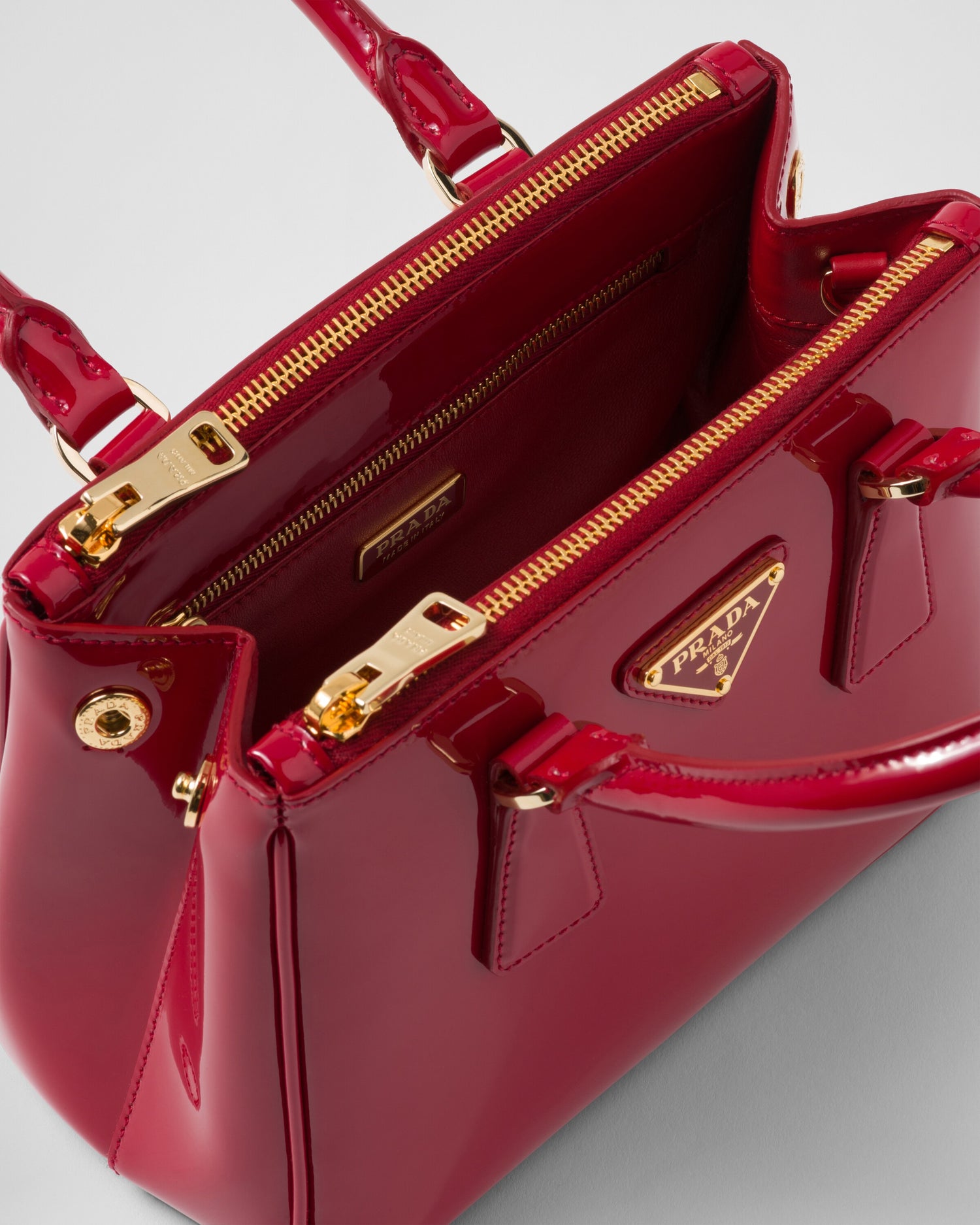 Galleria patent leather mini bag