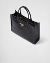 Large leather Prada Symbole bag with topstitching