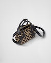 Prada Symbole embroidered fabric mini bag