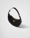 Arqué Re-Nylon and brushed leather shoulder bag