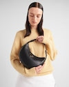 Arqué leather shoulder bag