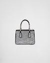 Prada Galleria satin mini-bag with crystals