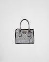 Prada Galleria satin mini-bag with crystals