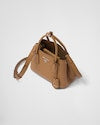 Double leather mini-bag