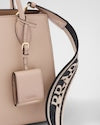 Monochrome medium Saffiano bag