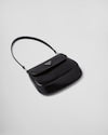 Prada Cleo brushed leather shoulder bag with flap