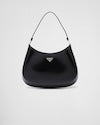 Cleo brushed leather shoulder bag