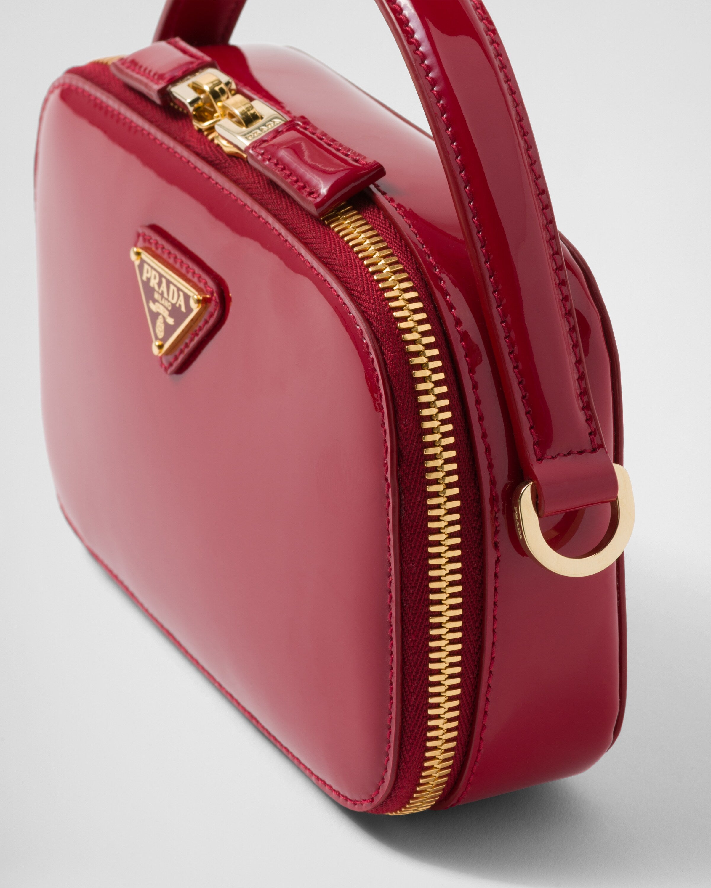 Prada Odette patent leather mini-bag