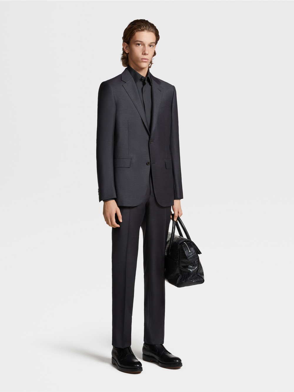 BLACK TROFEO™ WOOL SUIT