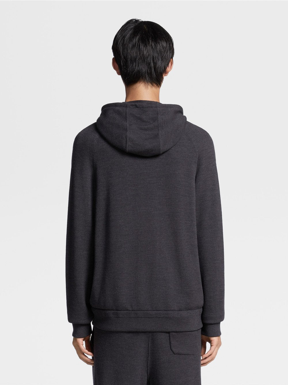 12MILMIL12 Wool Full Zip Hoodie