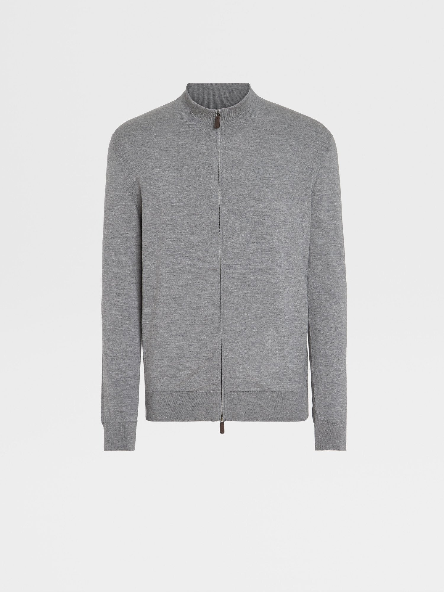 12MILMIL12 WOOL FULL ZIP SWEATSHIRT