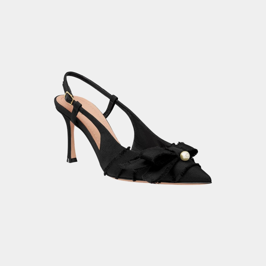 حذاء Pump Adiorable Slingback من قماش Grosgrain مزين بشراشيب
