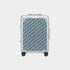 DIOR AND RIMOWA Carry On Luggage Gradient Blue Dior Oblique Aluminum, Front