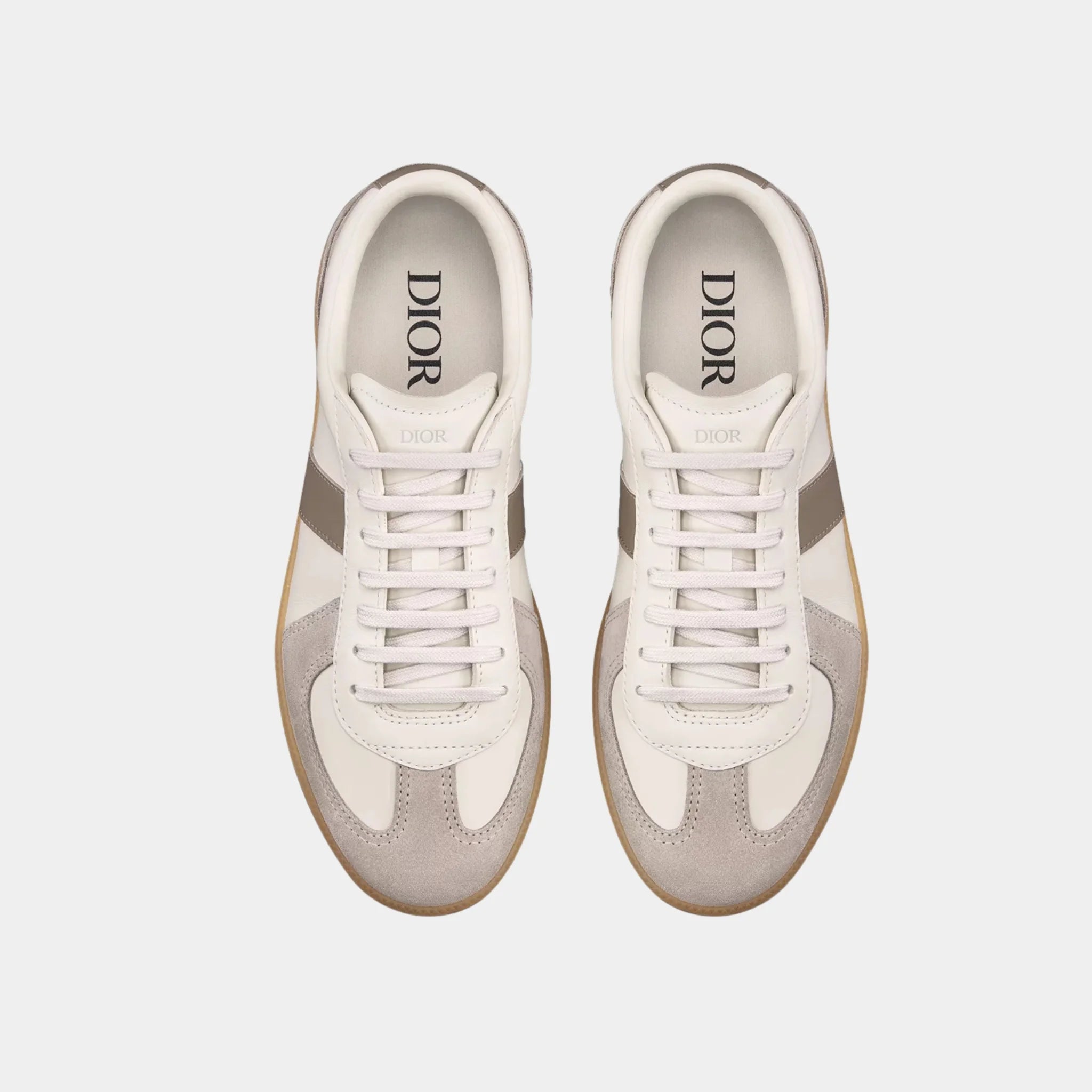 B01 Matchpoint Sneaker In Smooth Calfskin With Suede