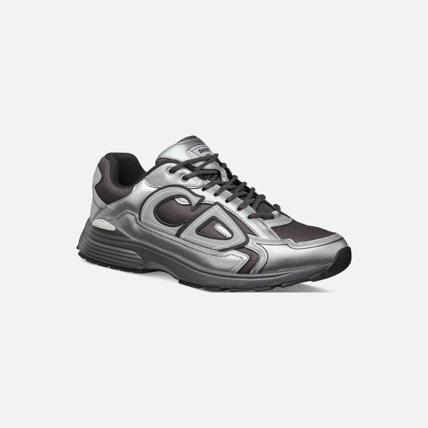 Dior B30 Countdown Sneaker Mesh &amp; Technical Fabric , Dark , Side &amp; Front