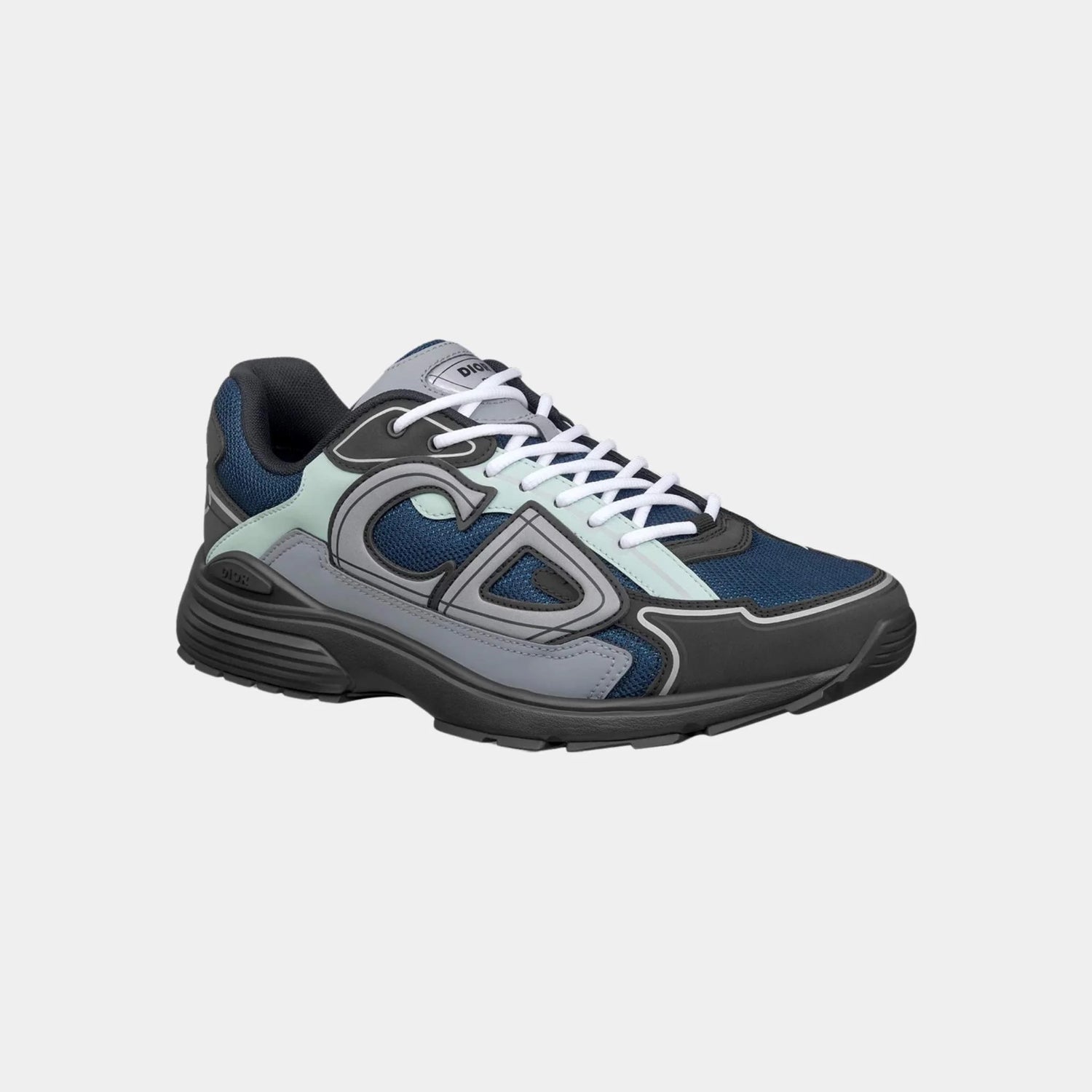 Dior B30 Countdown Sneaker Technical Mesh and Fabric, Mint Green, Front