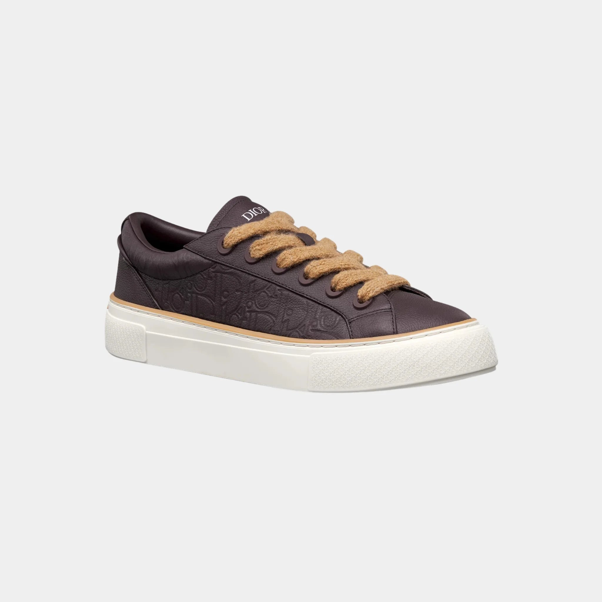 B33 Spin Sneaker In Grained Calfskin And Dior Gravity Leather