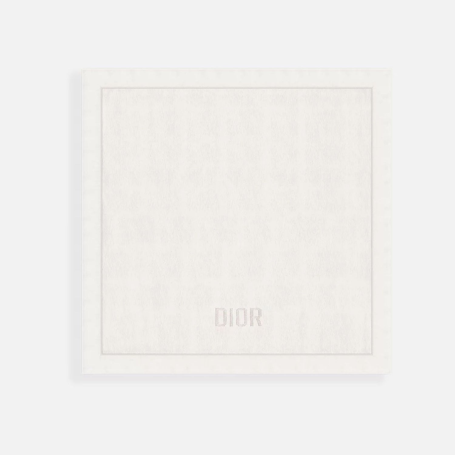 Dior Baby Blanket Ivory Cotton Knit and Cannage Cotton Voile, FullView