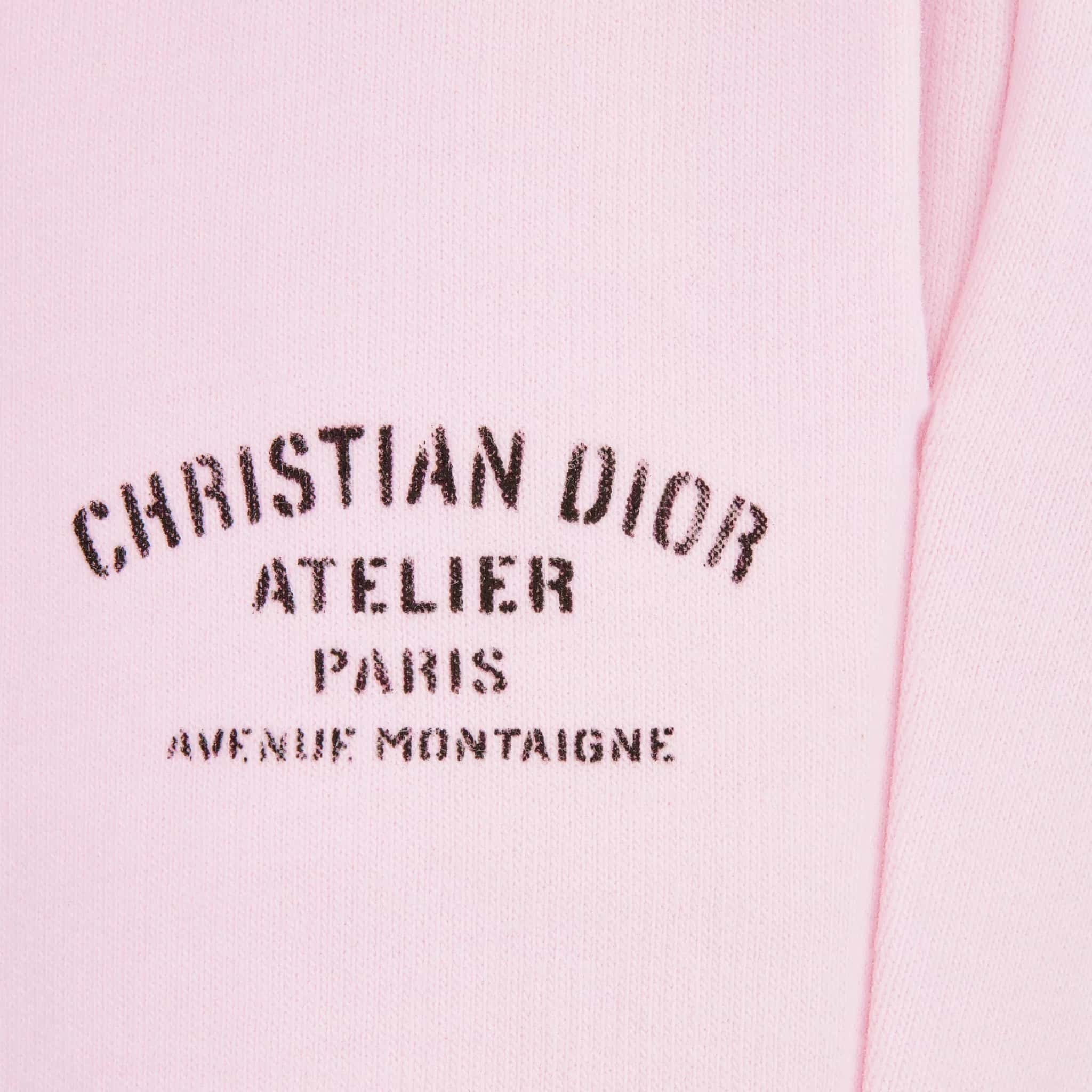 Dior Baby Christian Dior Atelier Track Pants Pale Pink Cotton Fleece, Close