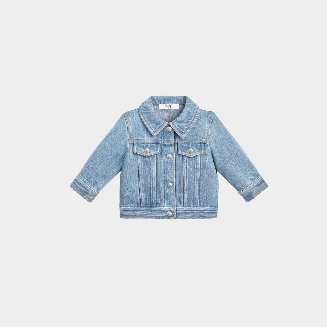 Dior Baby Jacket Blue Cotton Denim, Front