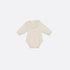 Dior Newborn Gift Set Ivory Cotton Voile Jersey with Gold Tone Cannage, FrontView