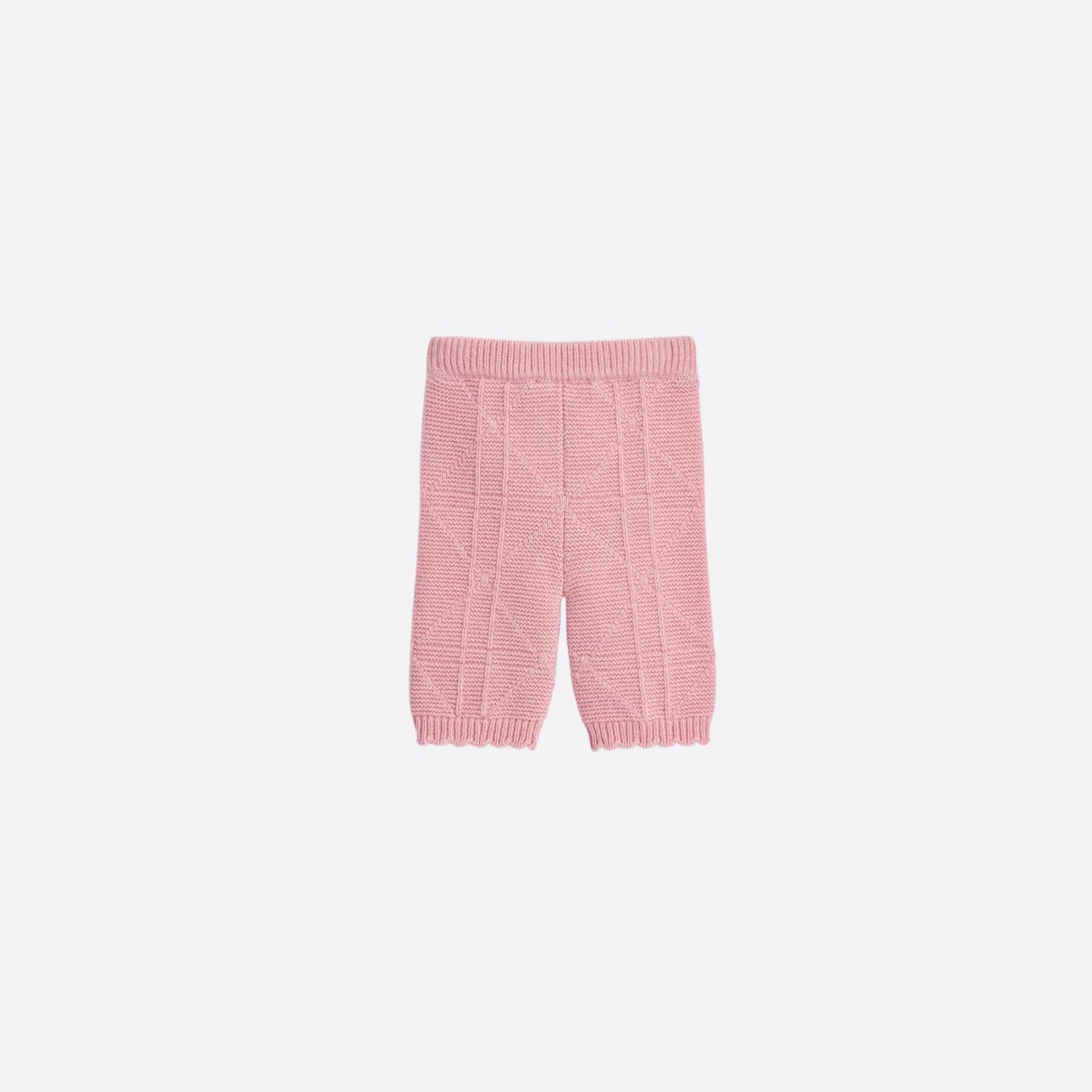 Dior Baby Pants Antique Pink Cannage Wool-Cashmere Knit, Back