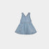 Dior Baby Pinafore Dress Blue Cotton Denim, Front