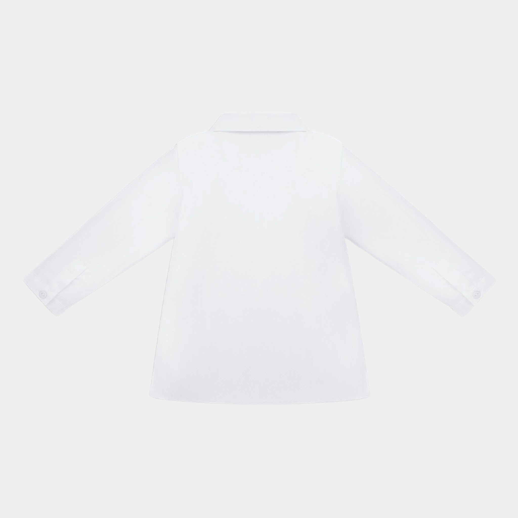Dior Baby Shirt White Cotton-Blend Poplin, Back