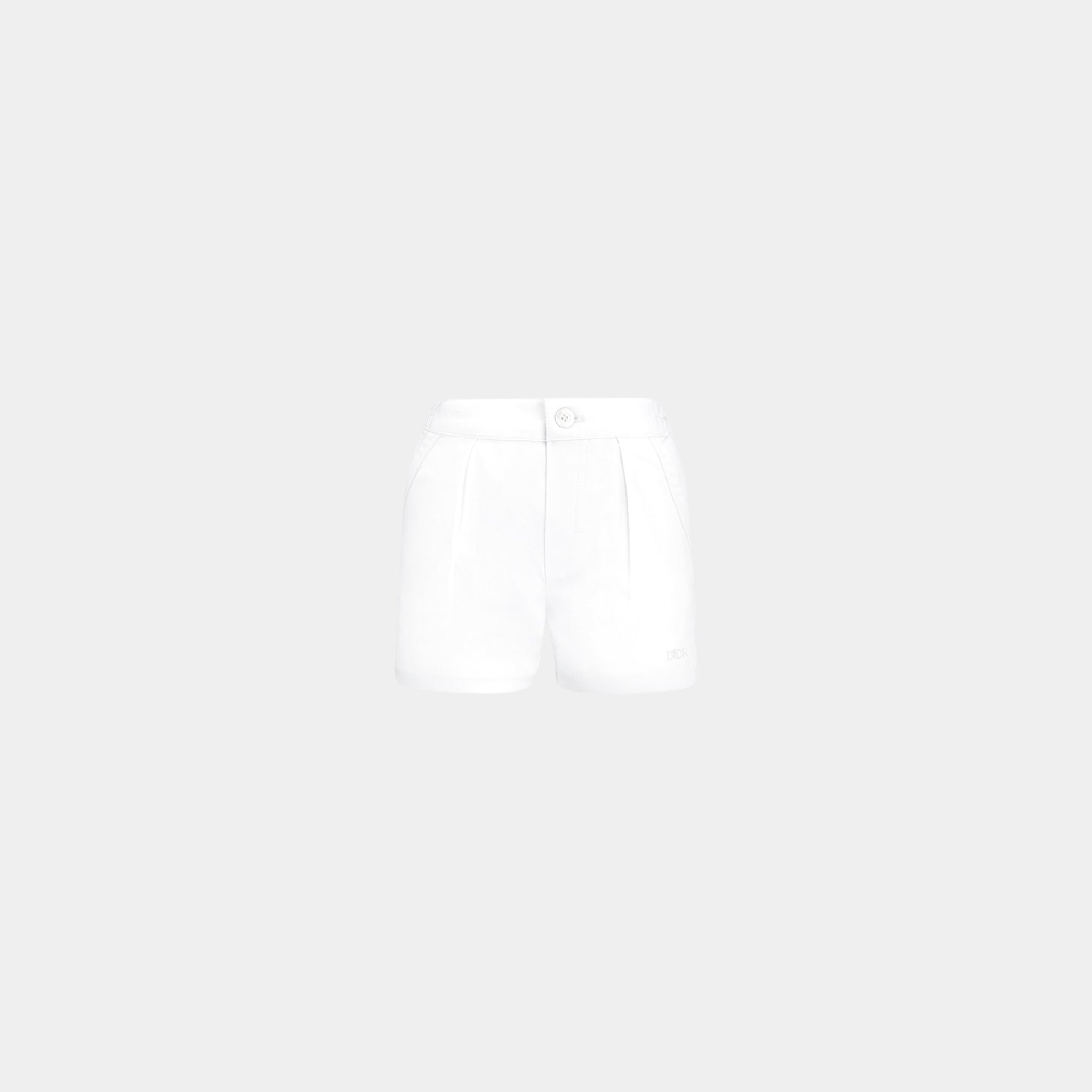 Dior Baby Shorts White Cotton Blend, Front