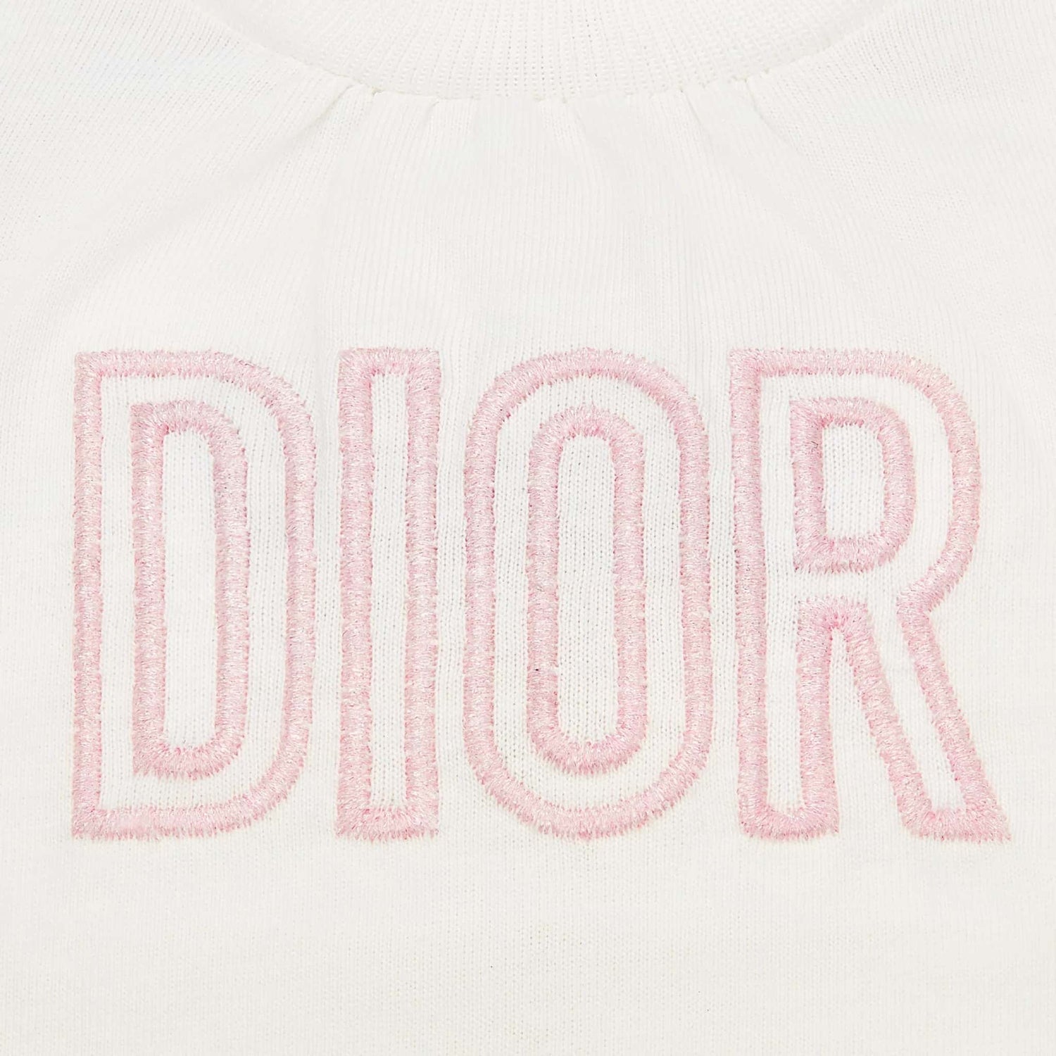 Dior Baby T-Shirt Cotton Jersey, White, Close