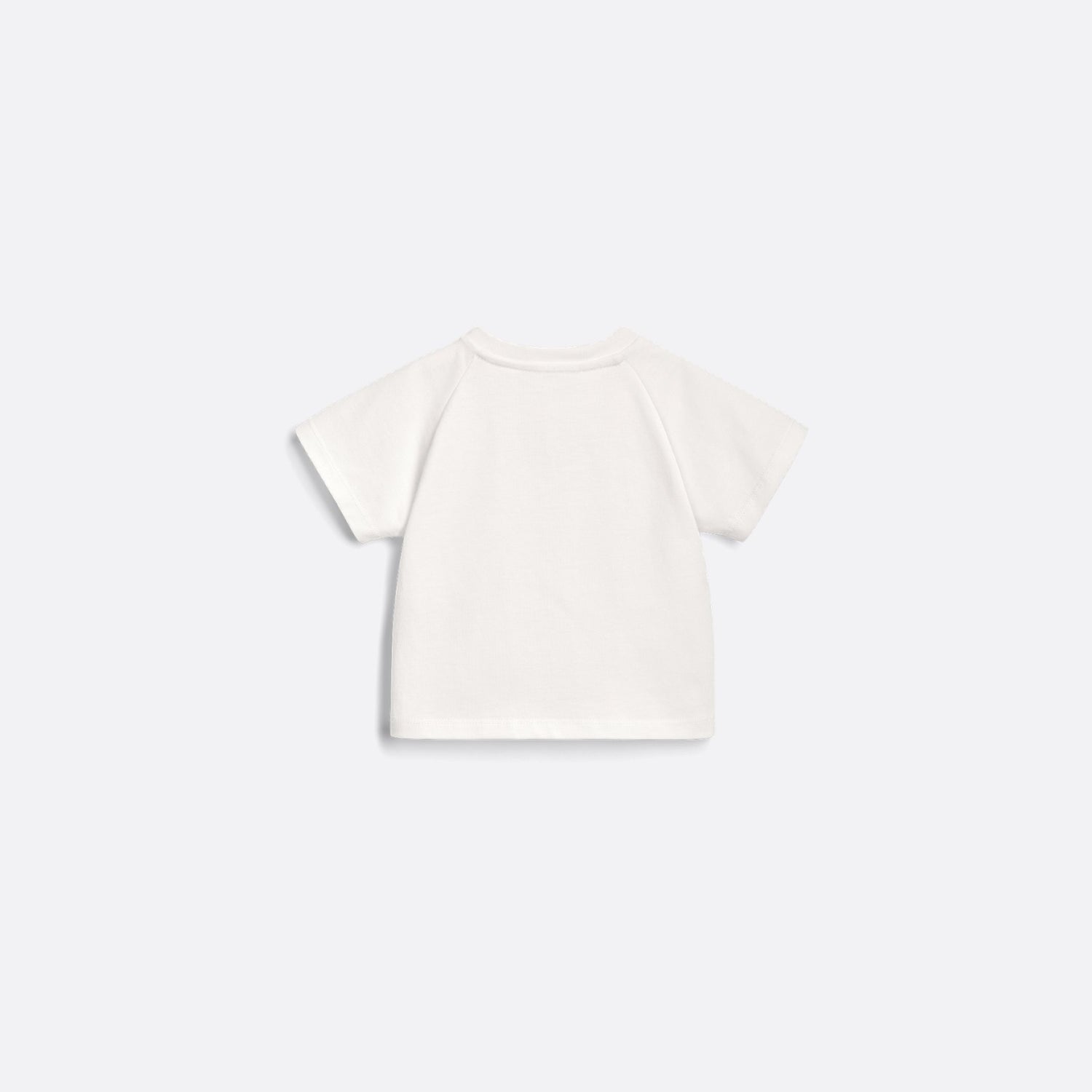 Dior Baby T-Shirt Ivory Cotton Jersey Gold Chain Effect Dior Signature, Back