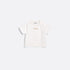 Dior Baby T-Shirt Ivory Cotton Jersey Gold Chain Effect Dior Signature, Front