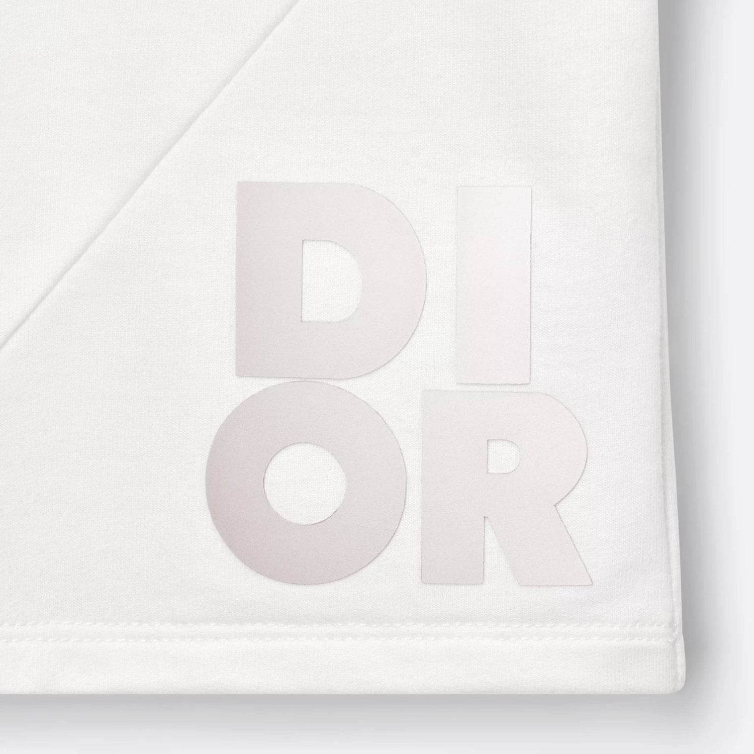 Dior Baby T-Shirt Ivory Cotton Jersey, Logo