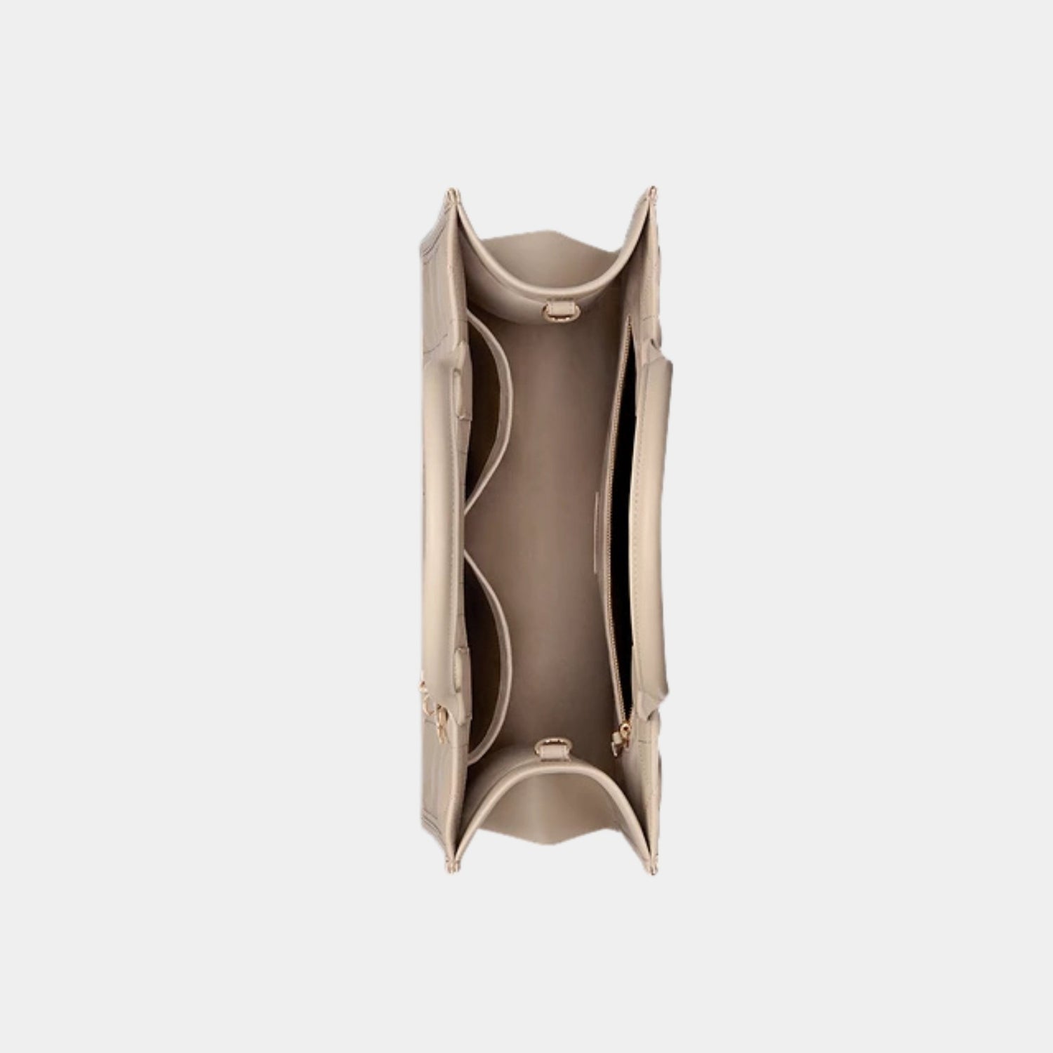 Dior Book Tote Medium Bag Macrocannage Calfskin, Desert Taupe, Top
