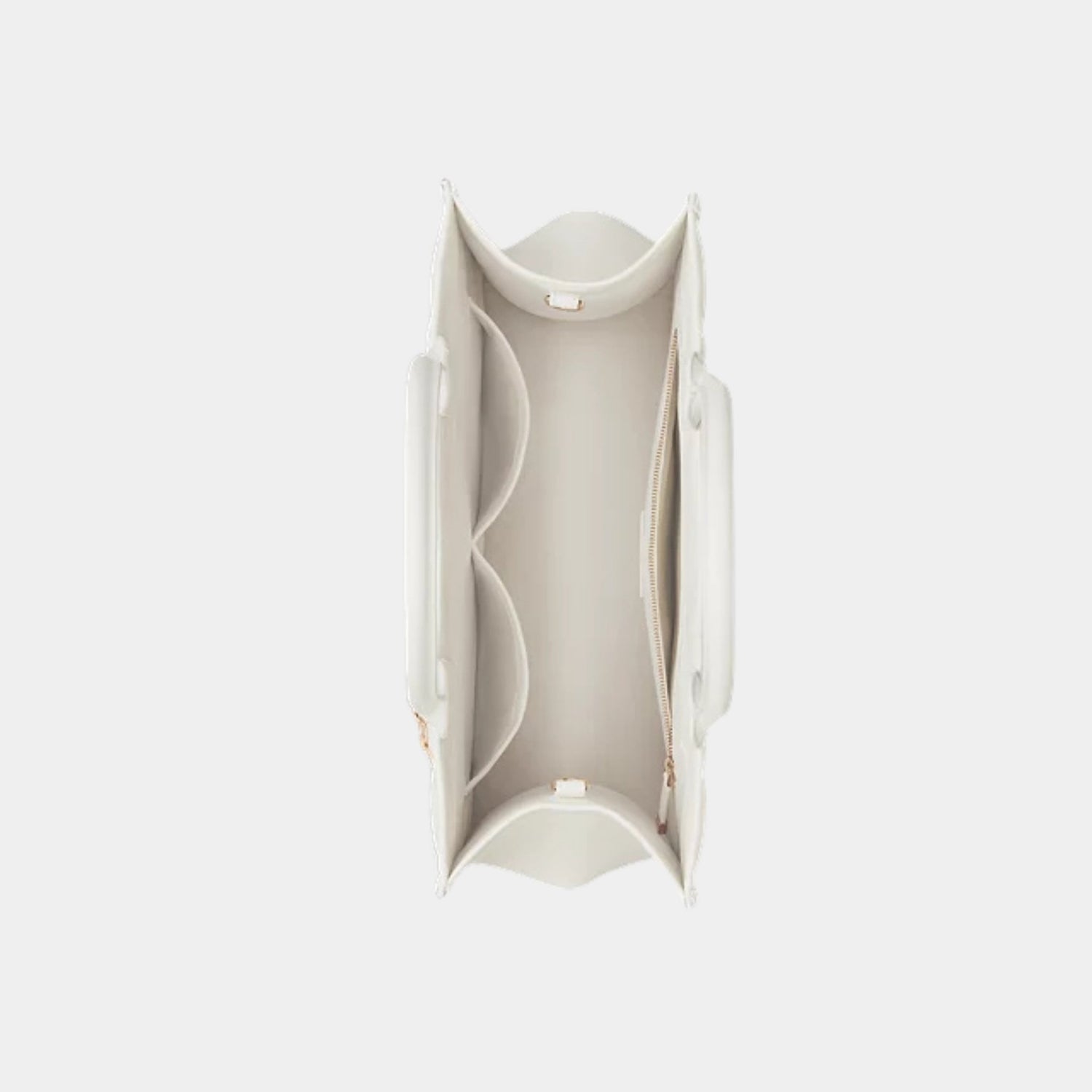 Dior Book Tote Medium Bag Macrocannage Calfskin, Latte, Top