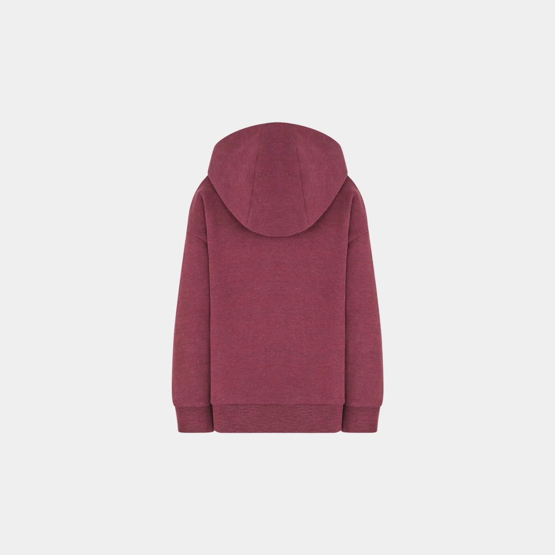 Dior Childrens Hooded Sweatshirt Cotton Fleece, Burgundy, Back