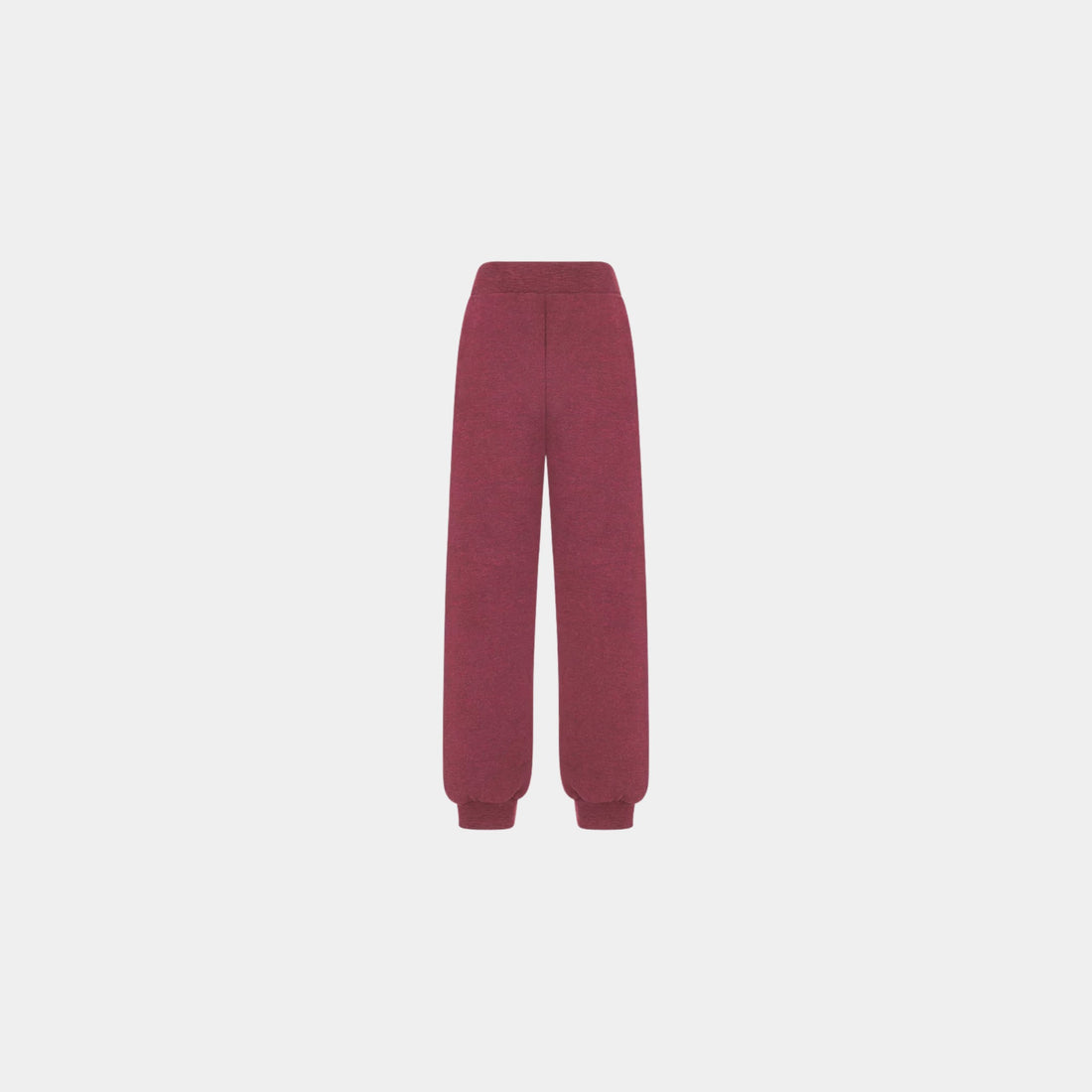Dior Childrens Jogging Pants Heather Brushed Cotton Fleece, Burgundy, Back