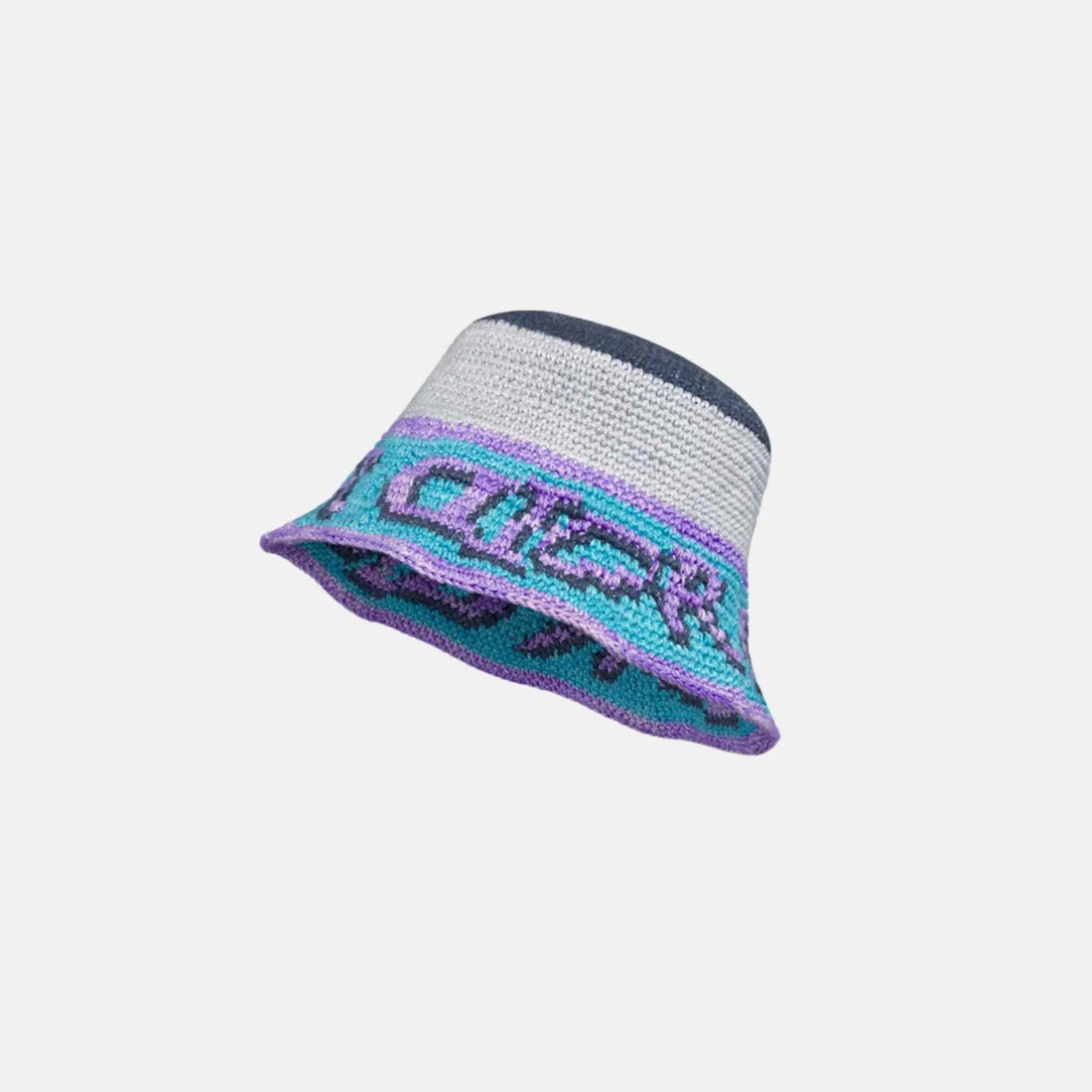 Crochet Bucket Hat DIOR &amp; LEWIS HAMILTON Multi Colored, Front