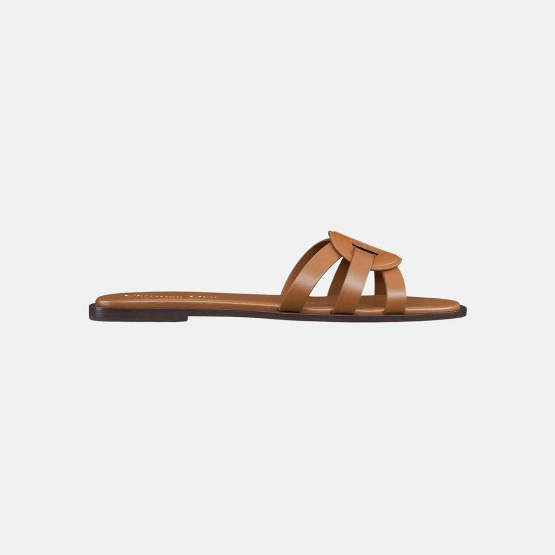 Dior D Club Slide In Calfskin, Side
