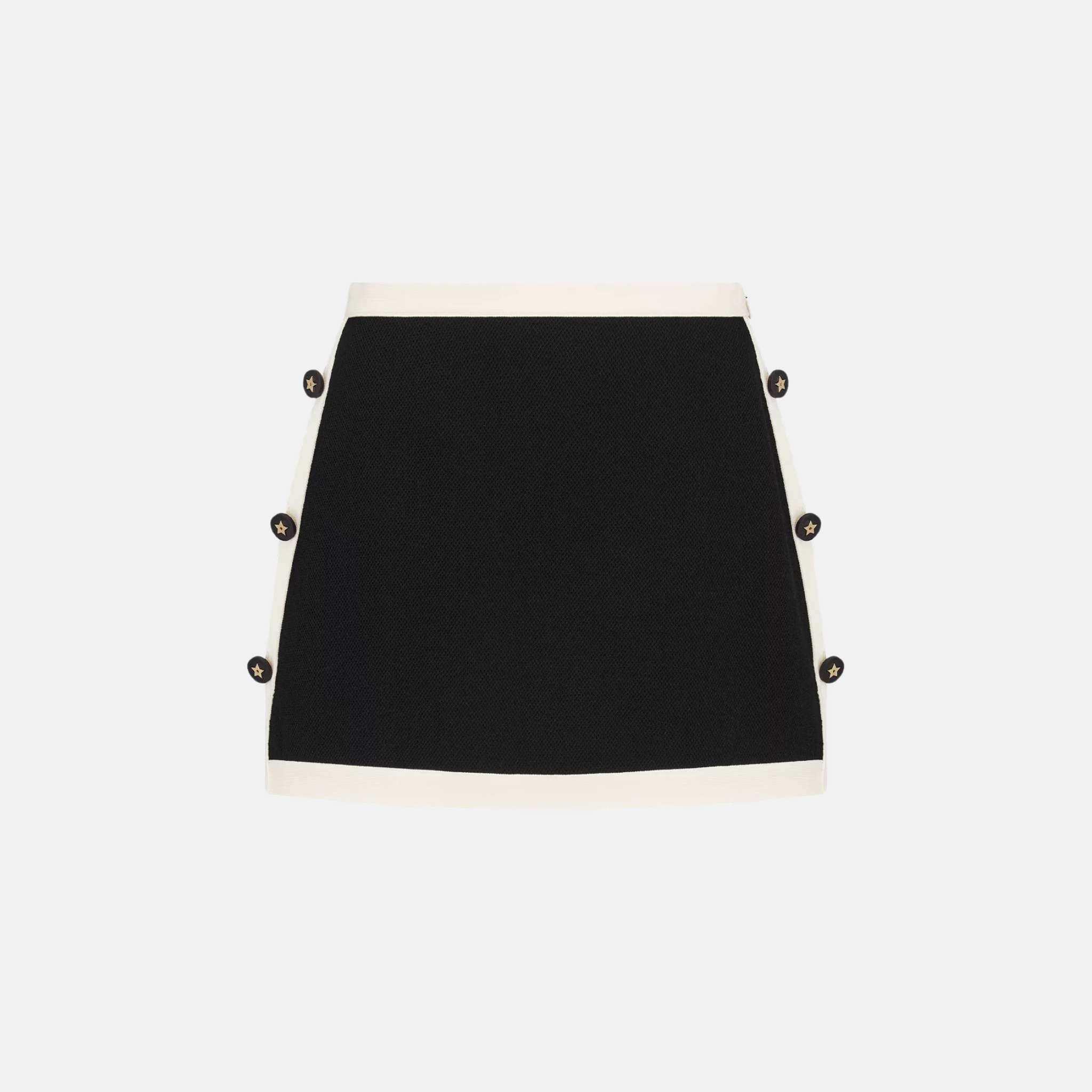 Dior Dioriviera Mini Straight Skirt In Technical Knit, Front