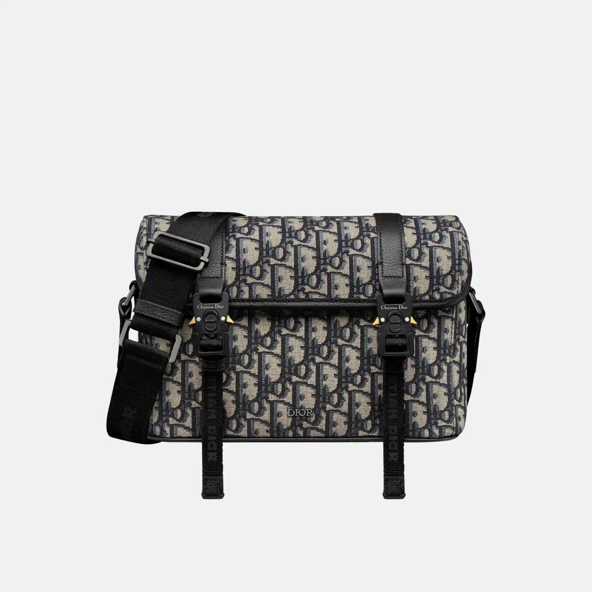 حقيبة Hit The Road Messenger من جلد عجل محبب