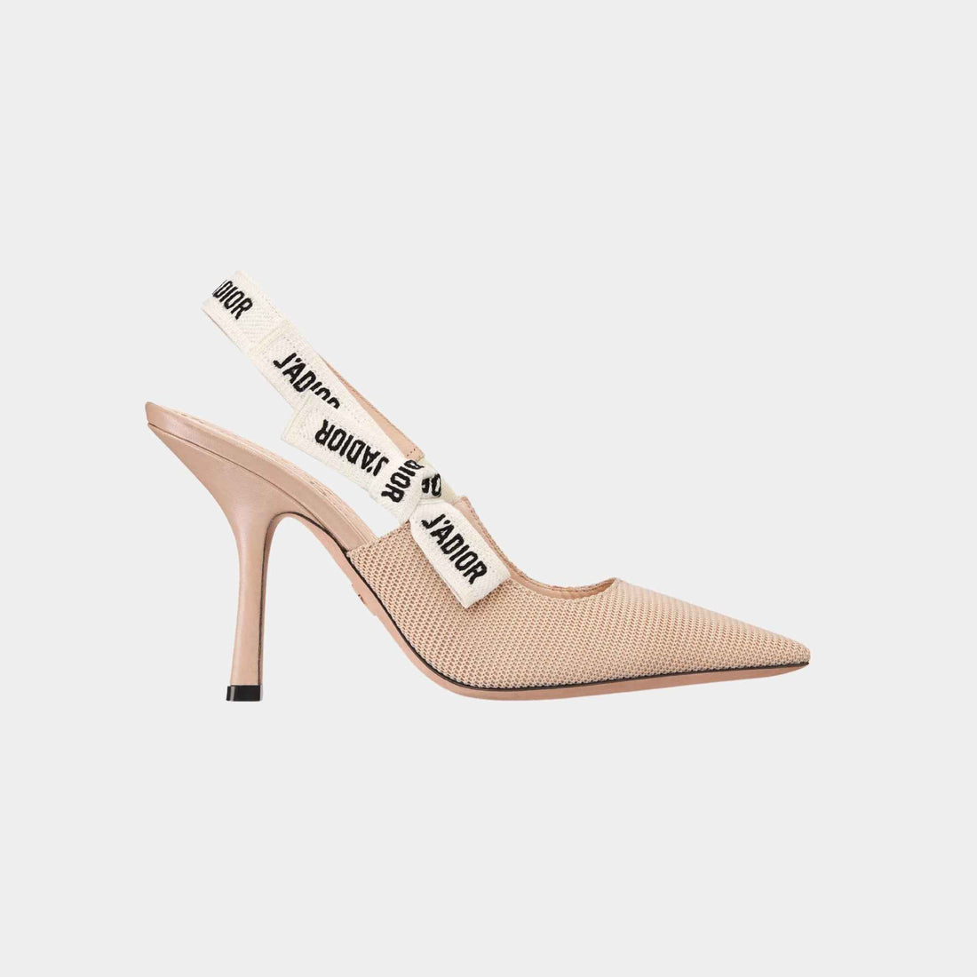 Dior J'Adior Slingback Pump Heels With Nude Technical Fabric,Side