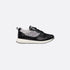 Dior Kids B25 Runner Sneaker Black White Smooth Calfskin Dior Oblique Jacquard, Side