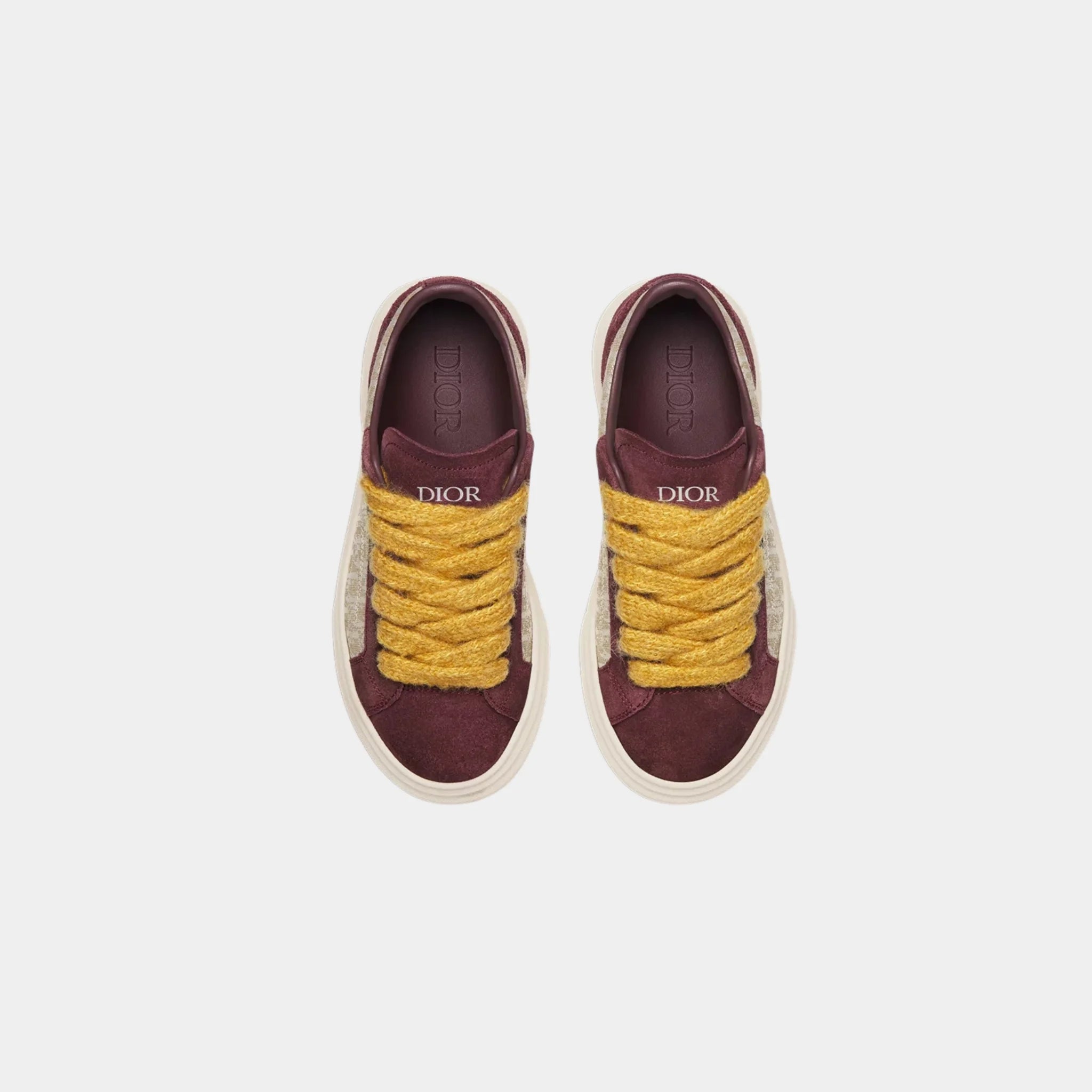 Kids B33 Low Top Sneaker Dior Oblique Jacquard Suede